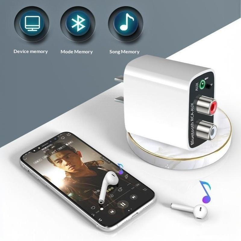 Bluetooth Receiver Wireless Audio For Old Stereo/Speaker/Wired Speakers/Home Audio Music Streaming Stereo System