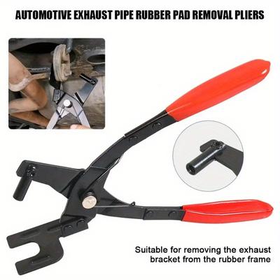 Exhaust Hanger Removal Tool Universal Exhaust Hanger Removal Pliers Exhaust Pliers for Rubber Bracket and Hanger Separation
