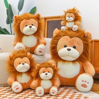 Cute Simulation Little Lion Doll Plush Toy Lion King Doll Throw Pillow Rag Doll Children's Gift Male