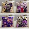 Futuristic MMurder DronesS Cushion Cover Breathable and Skinfriendly Linen Pillowcase Square Removable and Washable Cushion
