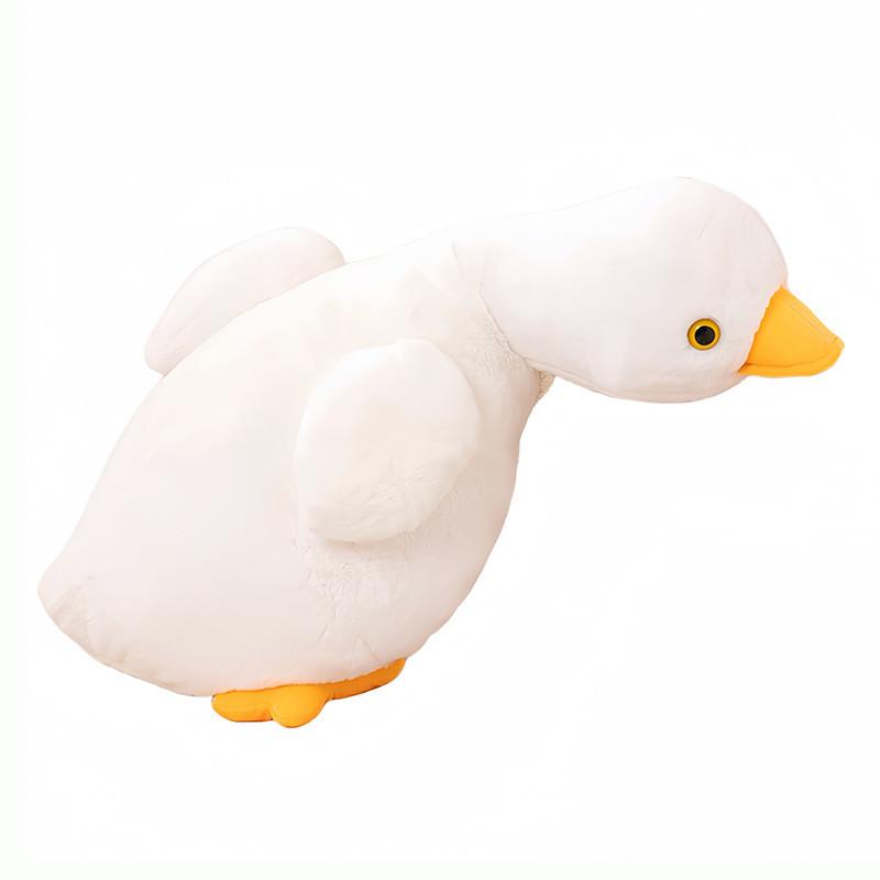 Snuggly And Soft White Goose Pillow Doll Ideal For Kids Room Decor Comfort And