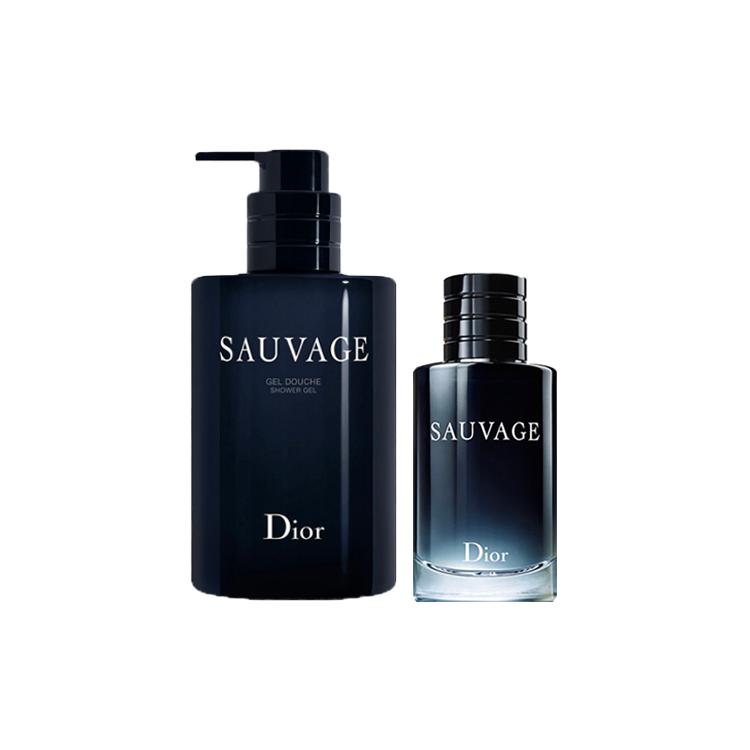 Гель для душа Dior Sauvage с ароматом Туалетная вода Shower Gel 250ml+Perfume EDT 60ml