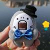 Plush Doll Pendant Multifunctional Anti-deform Various Styles Grumpy Shark Doll Keychain for Adults