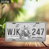 Car License Plate Metal Wall Decor 15x30cm
