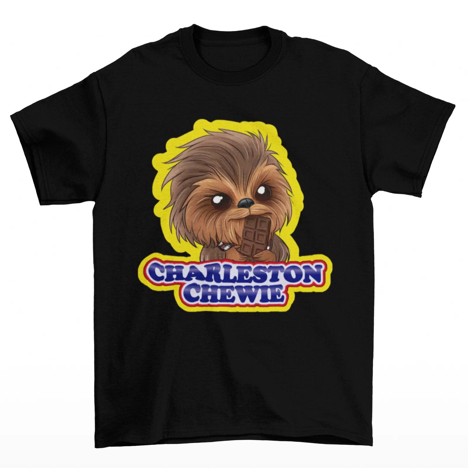 Футболка Charleston Chewie Унисекс Смешная Хлопковая Взрослая Конфета Чубакка Хан Соло Новая XXXL