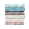 Pure Cotton Waffle Japan Style Towel Plain Cotton Face Towel Absorb Water and Easy To Dry Adult Towel Durable Durable