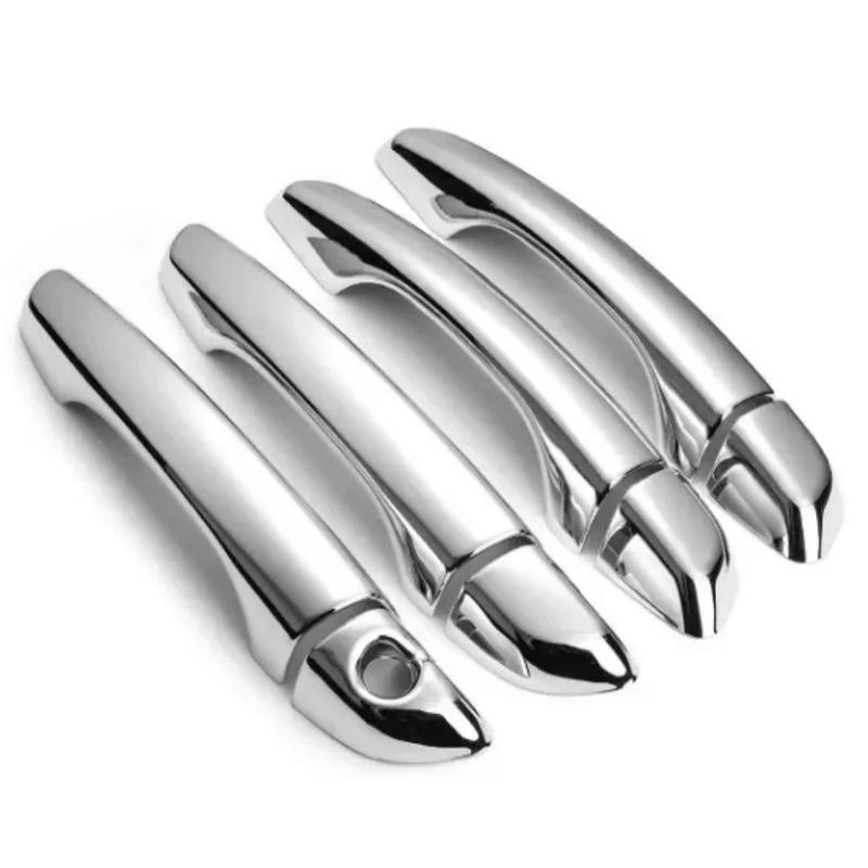 Door Handle Cover For Peugeot 408 Peugeot 308 308sw t9 2016- Chrome Carbon Fiber Car Trim Sticker Car Styling Accessories
