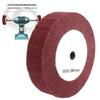 5" Abrasive Nylon Grinding Wheel 320# Non-Woven Flap Polishing Disc  2