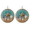 Starfish & Shell Hanging Ornament Acrylic Coastal-Themed Decor for Christmas Tree