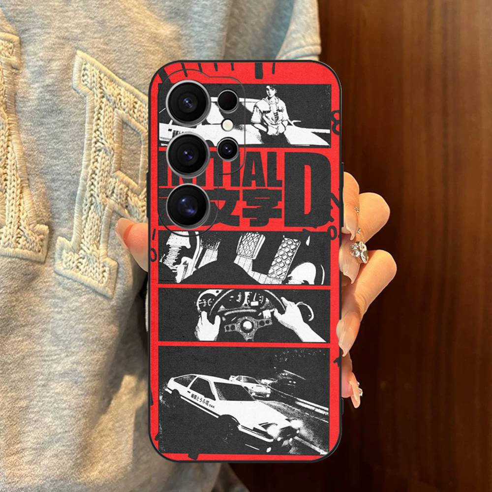 Racing Anime Initial D Phone Case For Samsung S 24 Fe 25 Ultra Plus 20 Lite 21 30 22 23 24 22 Ultra 5G Fundas