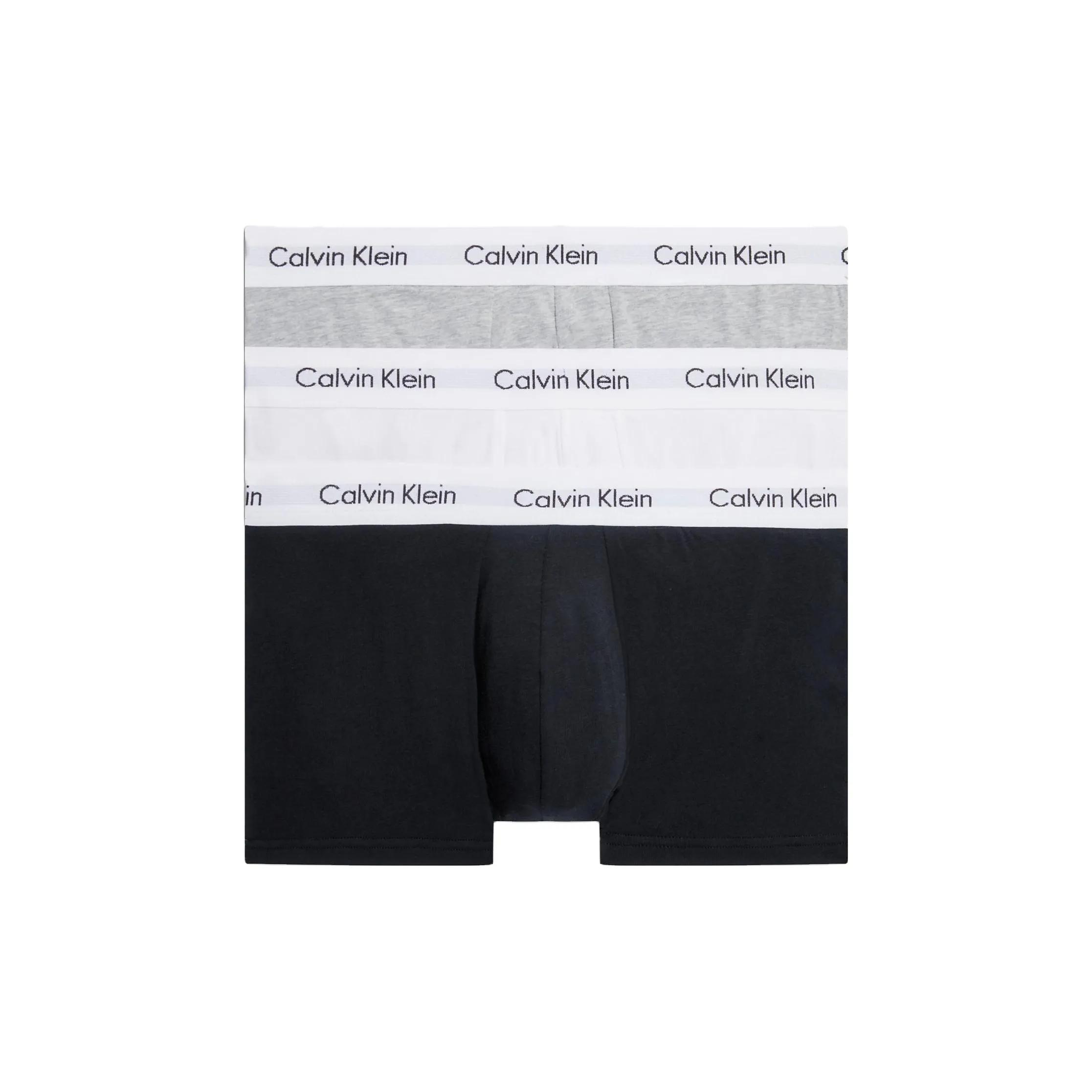 Calvin Klein Stretch Knit Logo Waistband Breathable Cotton Elastic Waist Men s Boxer Briefs XL