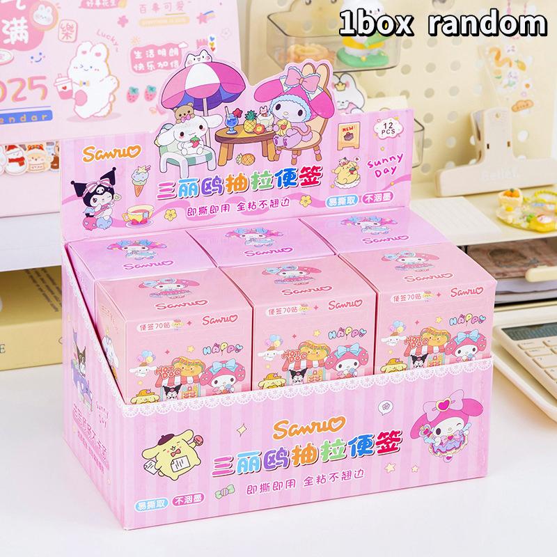 70Sheets Labubu Capybara Pull Out Roll Sticky Note Creative Simplicity Sticky Note Diy Decorative Message Post Sticky Note