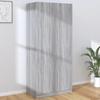 VidaXL Wardrobe Sonoma Grey 90x52x200 Cm Engineered Wood 815355