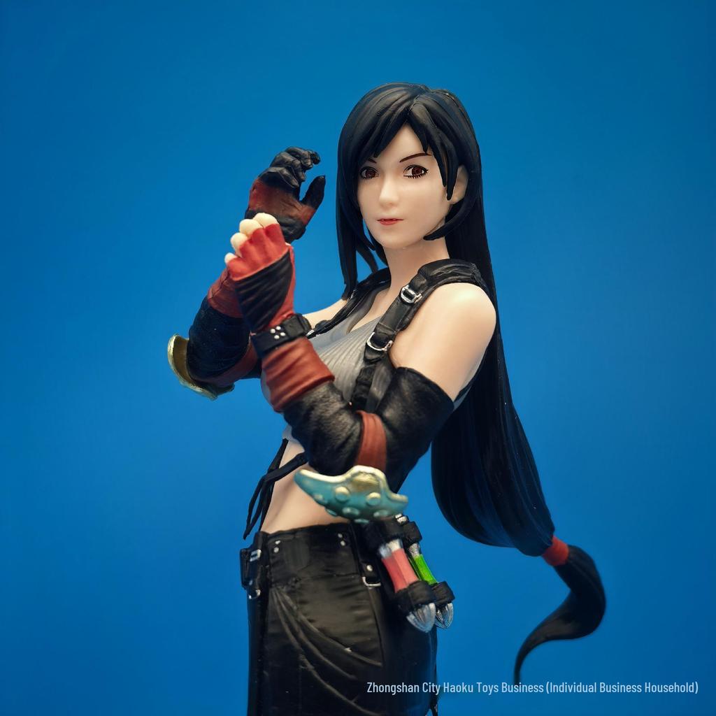 Tifa Lockhart Fighting Goddess Desktop Figurine - Final Fantasy VII Bishoujo Ornament