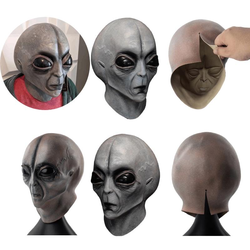 Neue 2021 Alien Latex Kopfbedeckung Halloween Horror Requisite