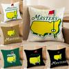 Masters Golf Printing Cushion Cover Short Plush Doublesided Print Square Throw Pillow Covers Sofa Home Cushion Decor