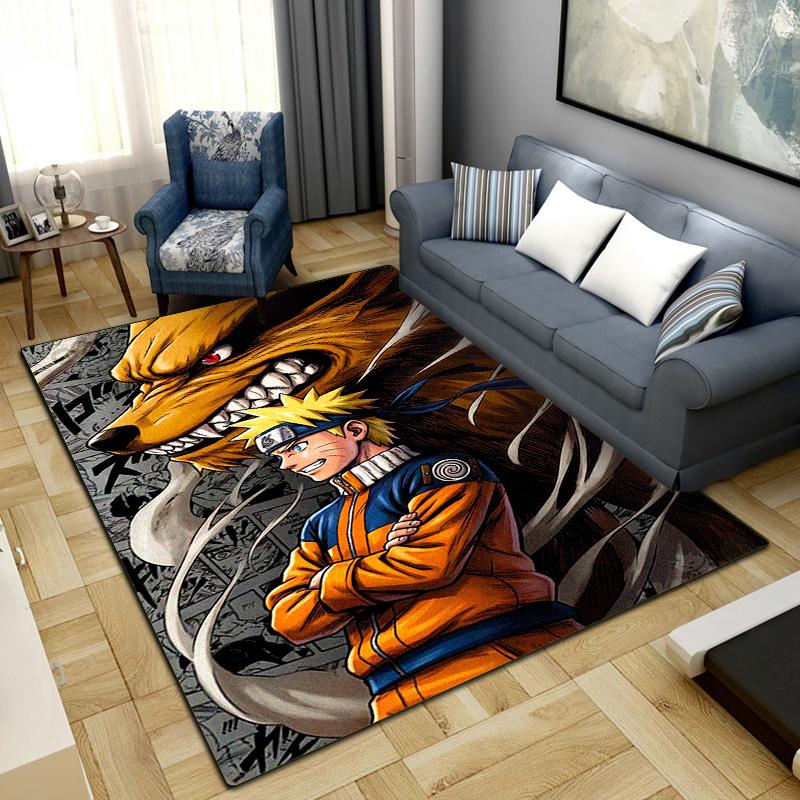 

Anime-Naruto Area Carpet for Living Room Bedroom Home Decor Cool Movie Mat Floor Mat -LXR61 60x90cm