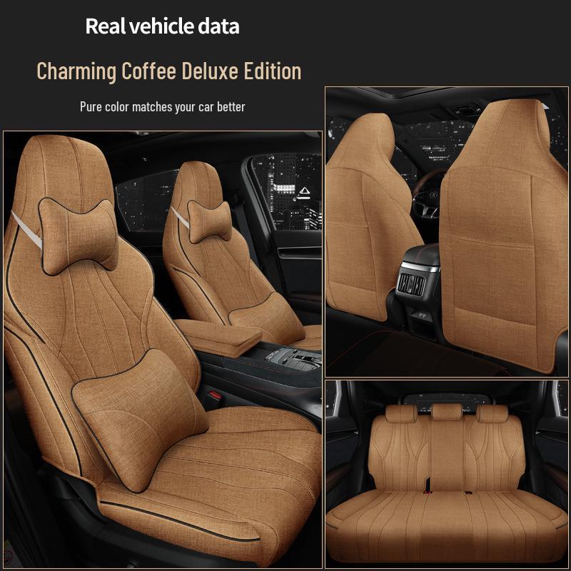 BYD Song PLUS Full Coverage Linen Seat Cushion for Five-Seater