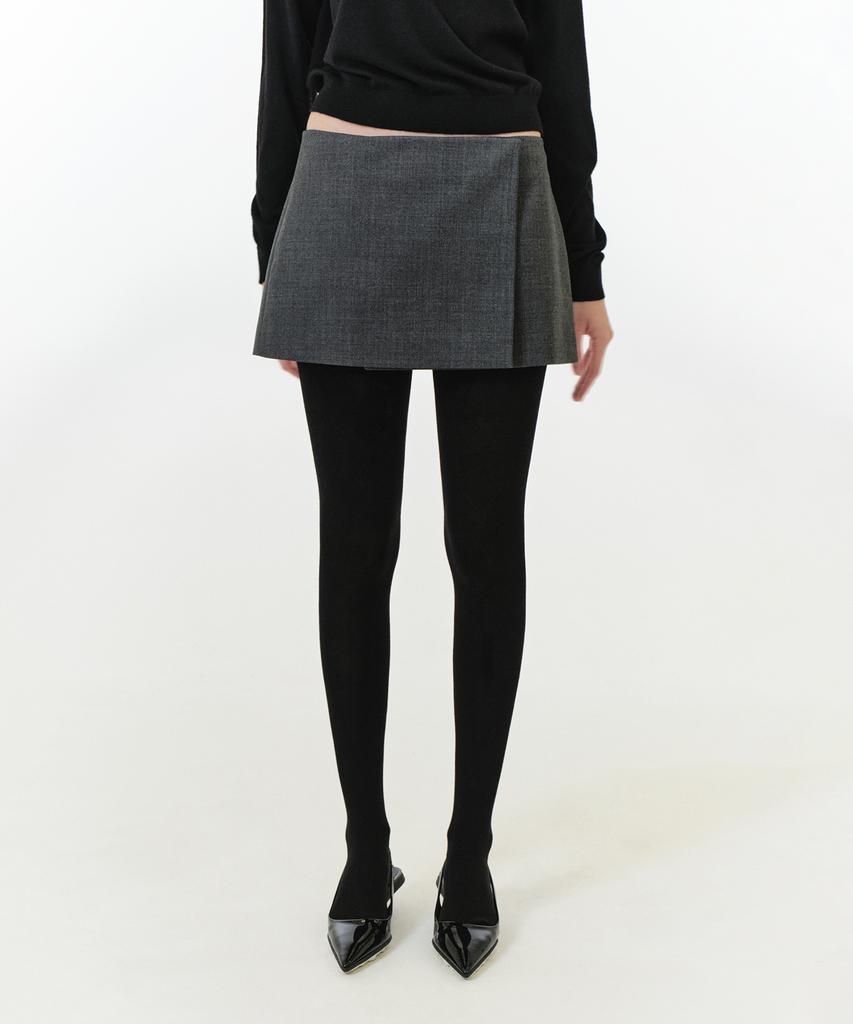 Grove Mercy Wrap Skirt (Charcoal)