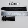 20mm 22mm Leder Geflochtenes Uhrenarmband für Seiko für Omega Gebogenes Ende Armband Faltschließe Armband Ersatz Herren Uhrenarmband