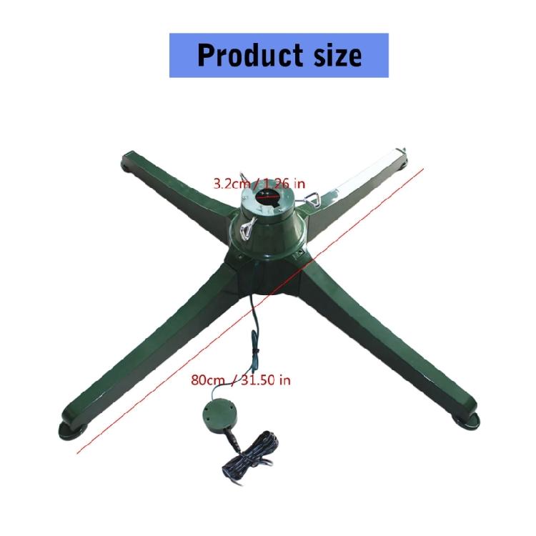 Remote Controlled Tree Display Stand Effective Christmas Tree Rotating Stand Holde Base With Remote Controll Feature