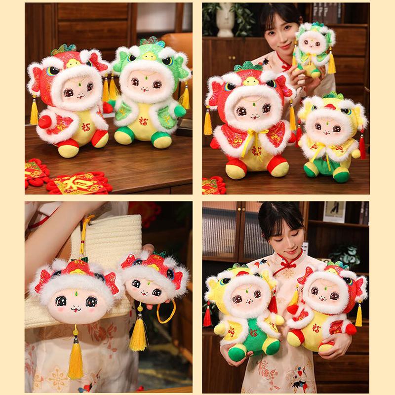 1Pcs Snake Plush Toys Kawaii The Year Of The Zodiac Snake Mascot Cute Snake Plush Animal Doll Stuffed Animal Home Decoration