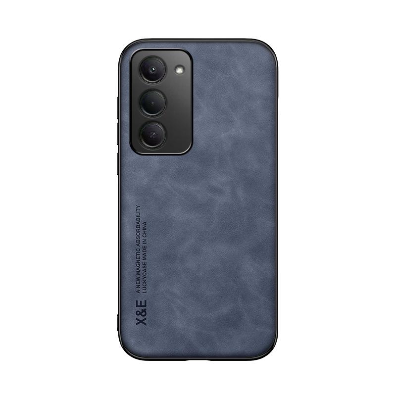 KEYSION Luxury Retro PU Leather Case for Redmi 15 5G 169.5mm Soft Silicone+PC Shockproof Phone Cover for Xiaomi Redmi 15 5G