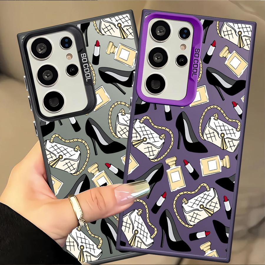 Case for Samsung Galaxy S25 S22 S21 S23 S20 Plus S25Edge S23 Ultra Note 20 Ultra S24 FE Phone Cover Fashion Pattern