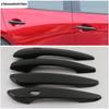 For Mazda 3  - 2025 Car Door Handle Decoration Protection Cover Trim ABS Chrome / Carbon Fiber Look Accessories Exterior Kit