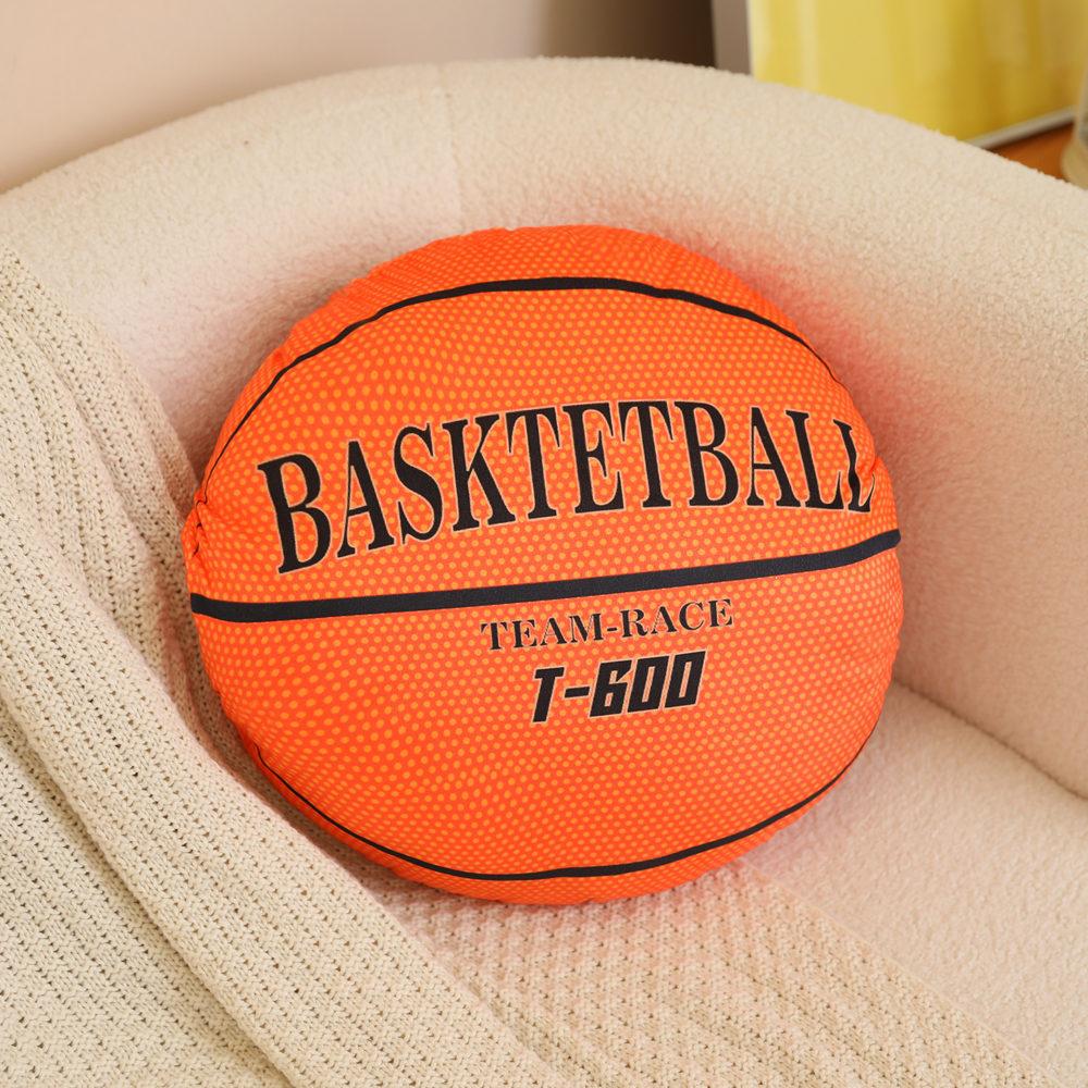 Cartoon Basketball Pillow Blanket Plush Toy Basketball Doll Home Pillow Cushion Girls Office Air Conditioner Blanket