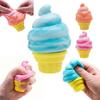 Eistüten-Quetschspielzeug Simuliertes Eis-Fidget-Spielzeug Tragbar Reise Stressabbau Weicher Dehnbarer Sensorischer Stressball