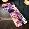 Mystery & Zoey (5) Customize Name Flannel Kitchen Mat Soft Non-Slip Kitchen Floor Runner Rug for Home Kitchen Decor