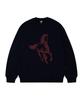 WILDROCK Running Horse Oversized Sweatshirt_9 Col (B Type)