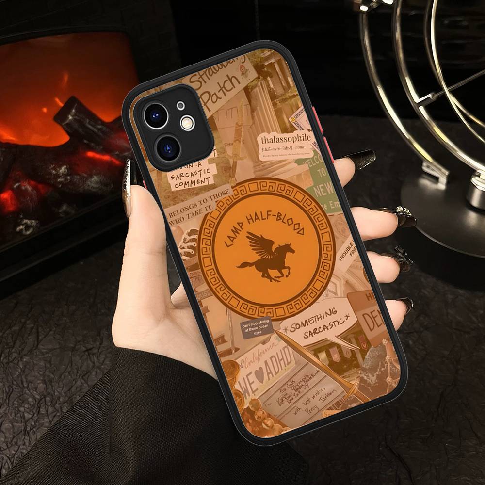 Camp Half-Blood Matt Transluzente Handyhülle Für Iphone 16 ProMax 15 14 13 12 11 X XS PRO Plus