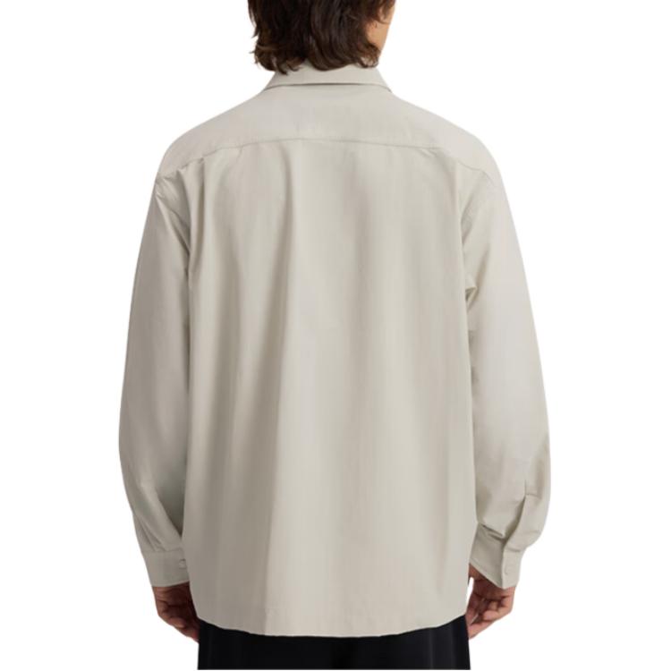 Under Armour Série Urban Outdoor Jednobarevná Ležérní Vícekapesní Pohodlná Košile s Dlouhým Rukávem Pánské košile Pinnacle-White 1389295-110