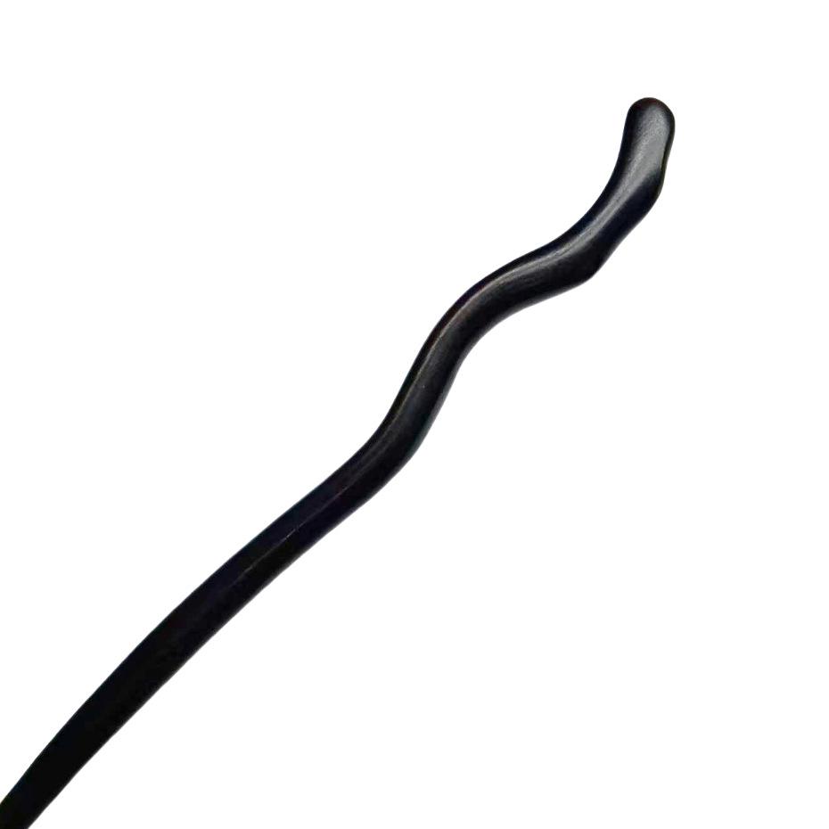 Black Sandalwood Openwork Hairpin – Wooden Chinese-Style Hair Accessory