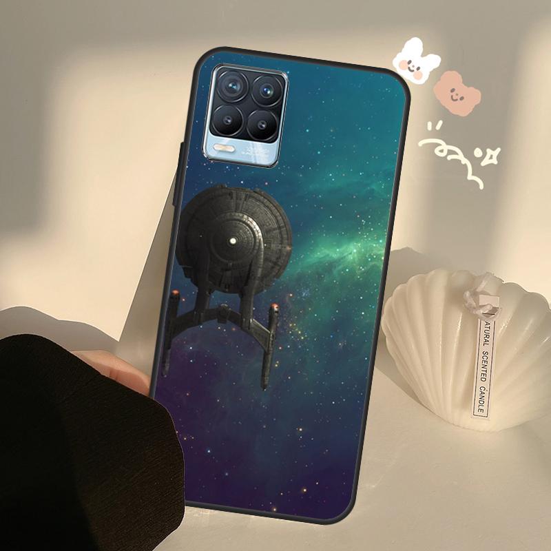 Space Ship Art Case For Realme GT7 Pro GT6 C65 C67 C61 C53 C55 C51 C25 C63 C71 C75 11 12 13 14 15 Pro Plus
