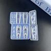 1/4Pcs 3D Snake Girl Nail Silicone Carving Mold Snake DIY Nail Decoration Art Nail Beauty Charm Silicone Nail Mold