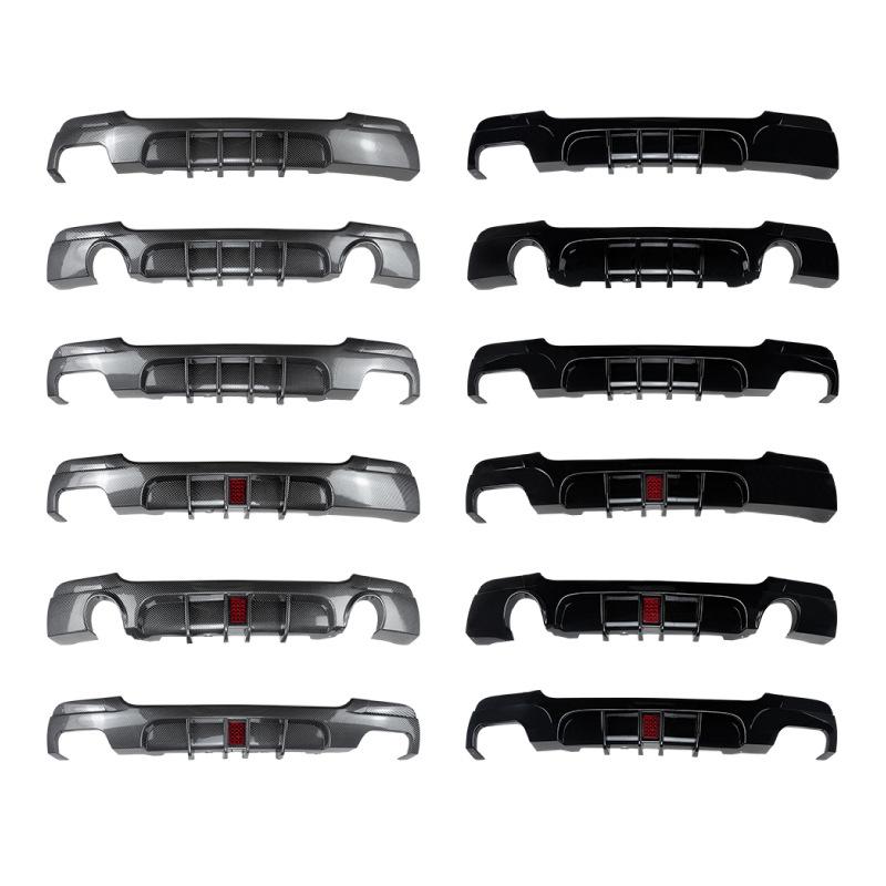 Compatible BMW 3 Series Coupe E92/E93 M Sport Rear Bumper Spoiler Lip for Tail Modification.