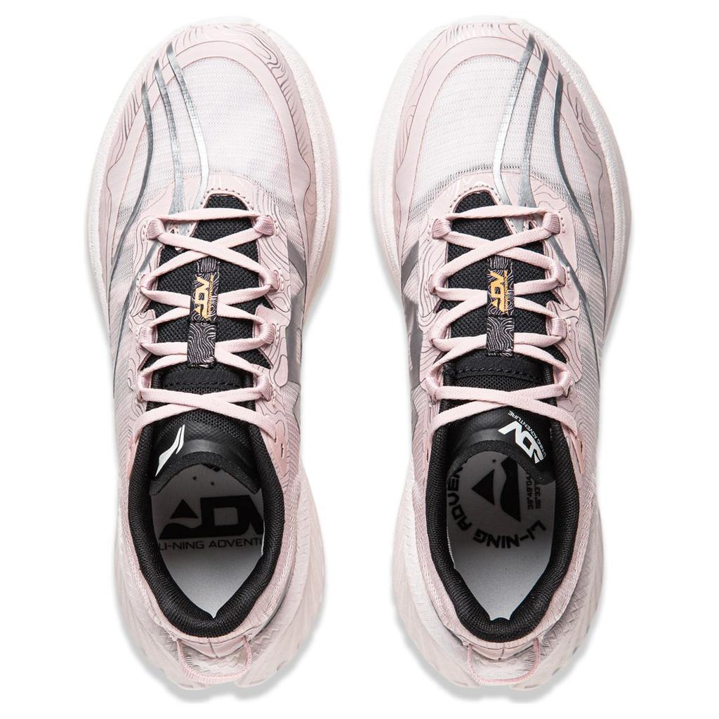 Li Ning Lu Da Technology Da Silk Stable Shock Absorption Anti-Slip Wear-Resistant Support Rebound Low-Top Running Shoes Women Running Shoes ARNU004-2