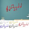 Music Note Wall Decor Creative Acrylic Musical Note Wall Decal Self-Adhesive Mirror Stickers For Bedroom Music Dance Stadio Room