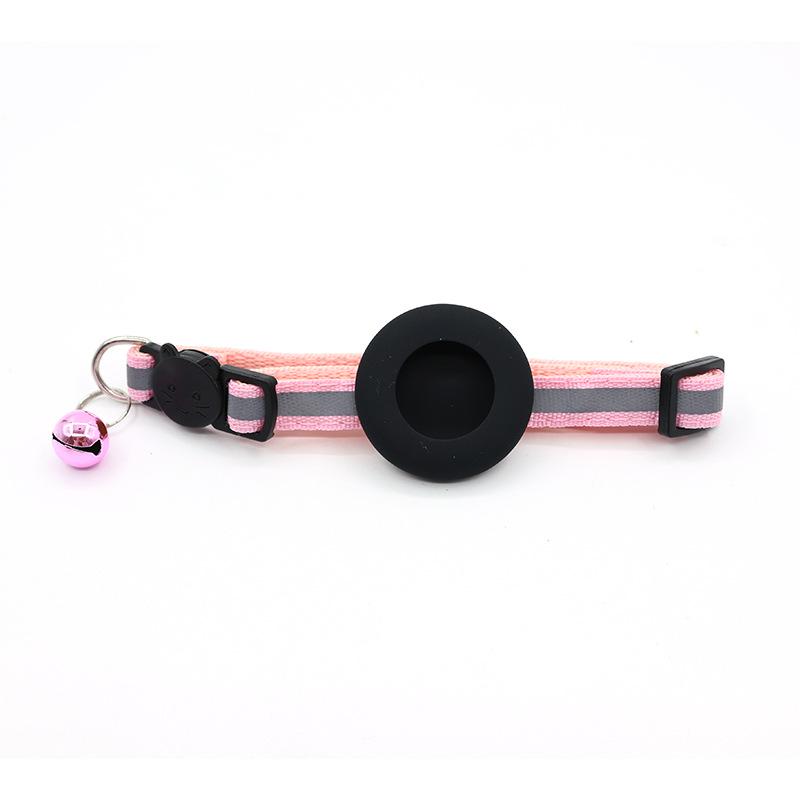 Silicone Cat Collar with Apple AirTag Holder for Pet Tracking