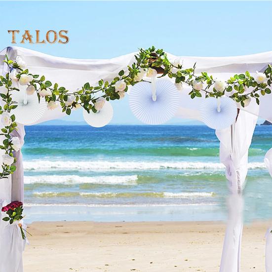 5 sztuk Love Heart składany wentylator biały papier DIY przenośny letni ręczny okrągły wentylator taniec wydajność zdjęcie rekwizyty ślub walentynki