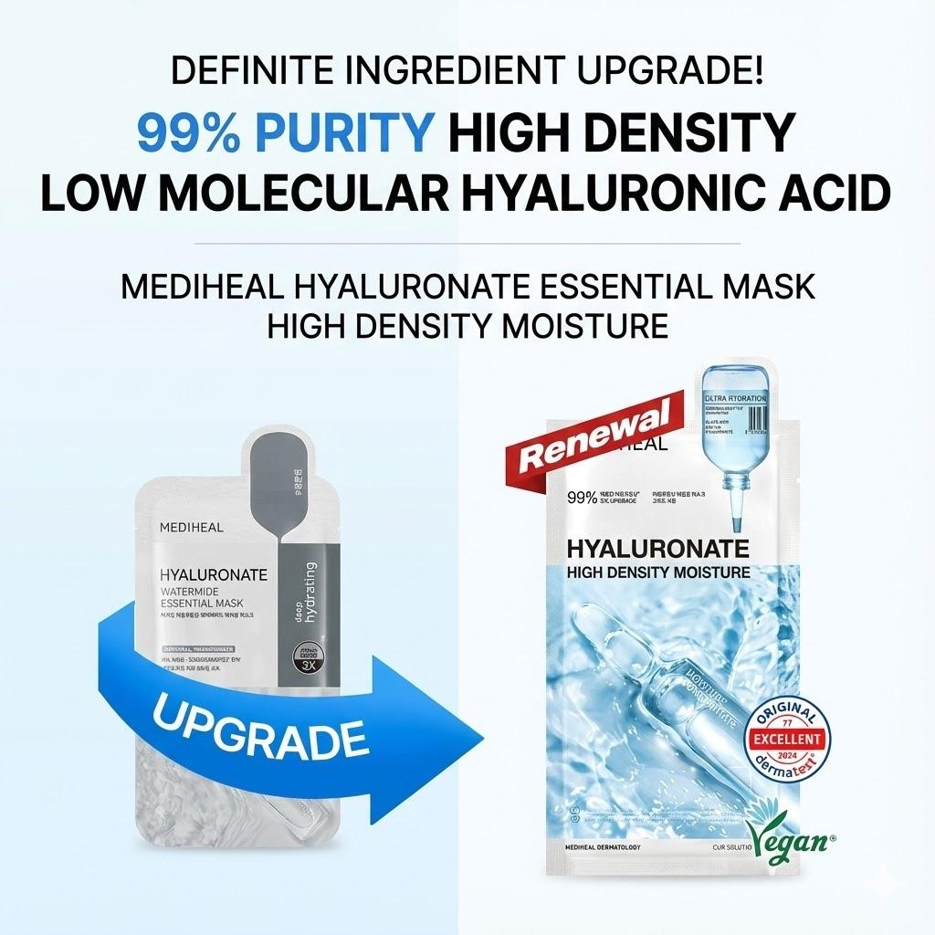 Mediheal Essential Mask Hyaluronate 24ml x 10 sheets