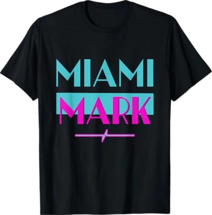 Miami Mark Dj Entertainunisext 80s Nostalgia Fun Novelty Tshirt S
