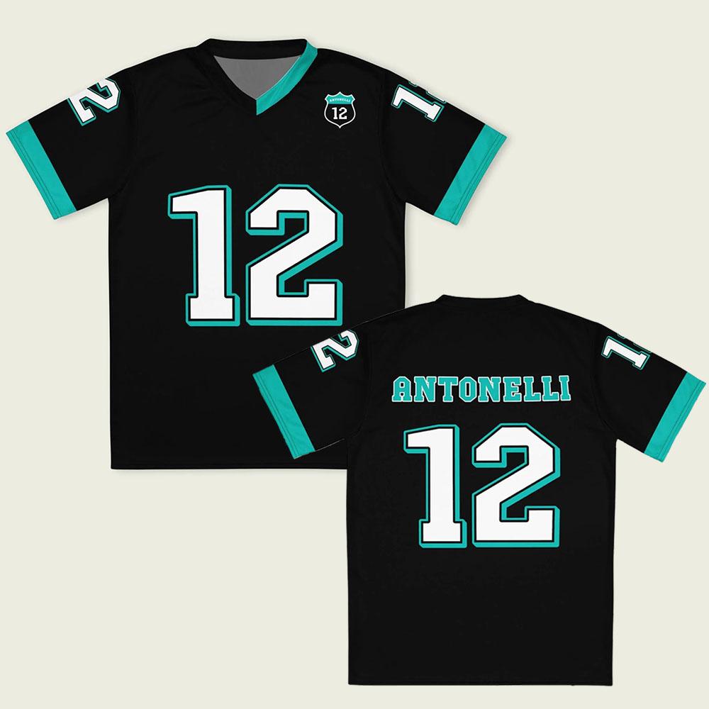 Racer Andrea Nummer 12Kimi Antonelli Trikot V-Ausschnitt Kurzarm T-Shirt 3D-Druck Unisex T-Shirts Oberteil