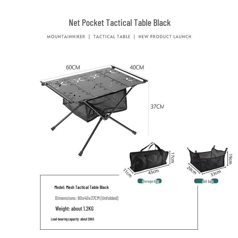 Portable Ultra-Light Aluminum Folding Camping Table