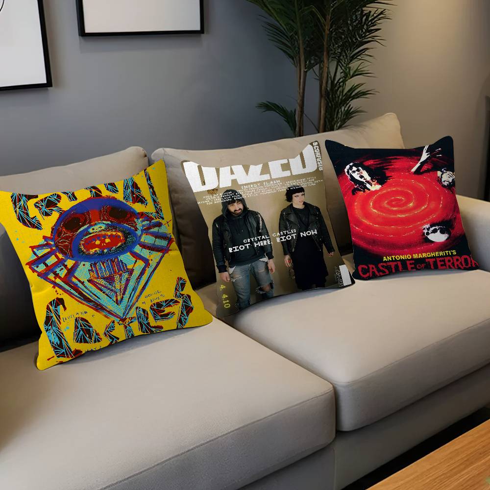 C-Crystal C-Castles Band Cushion Cover Polyester Sofa Cushions Decorative Throw Pillows Home Decoration Pillowcover