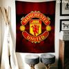 Man Utd B Wall Hanging Printed Fabric Blanket Decorative Tapestries for Bedroom Living Room Home Decor