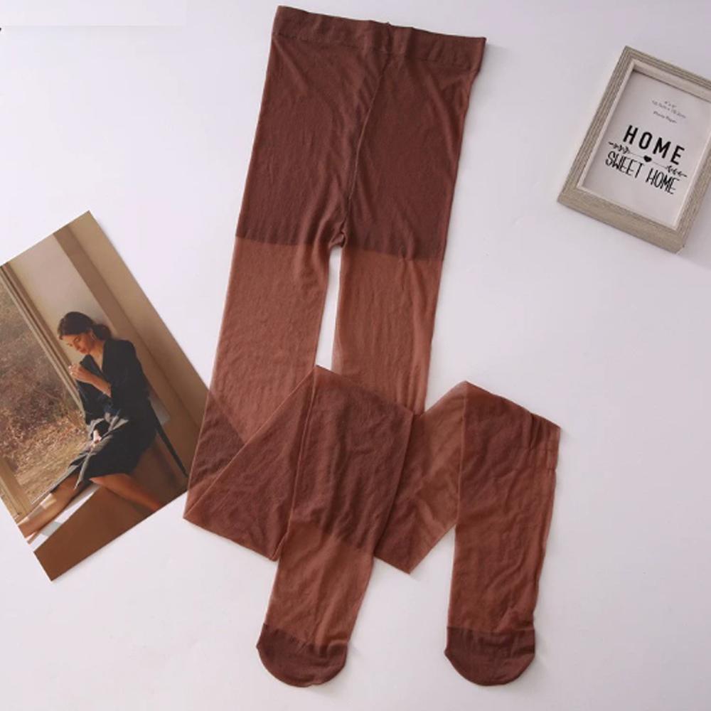 Fashionable One-time Stretchable Solid Polyester Ultra-thin Sexy Lingerie High Waist Tights Women Black Pantyhose